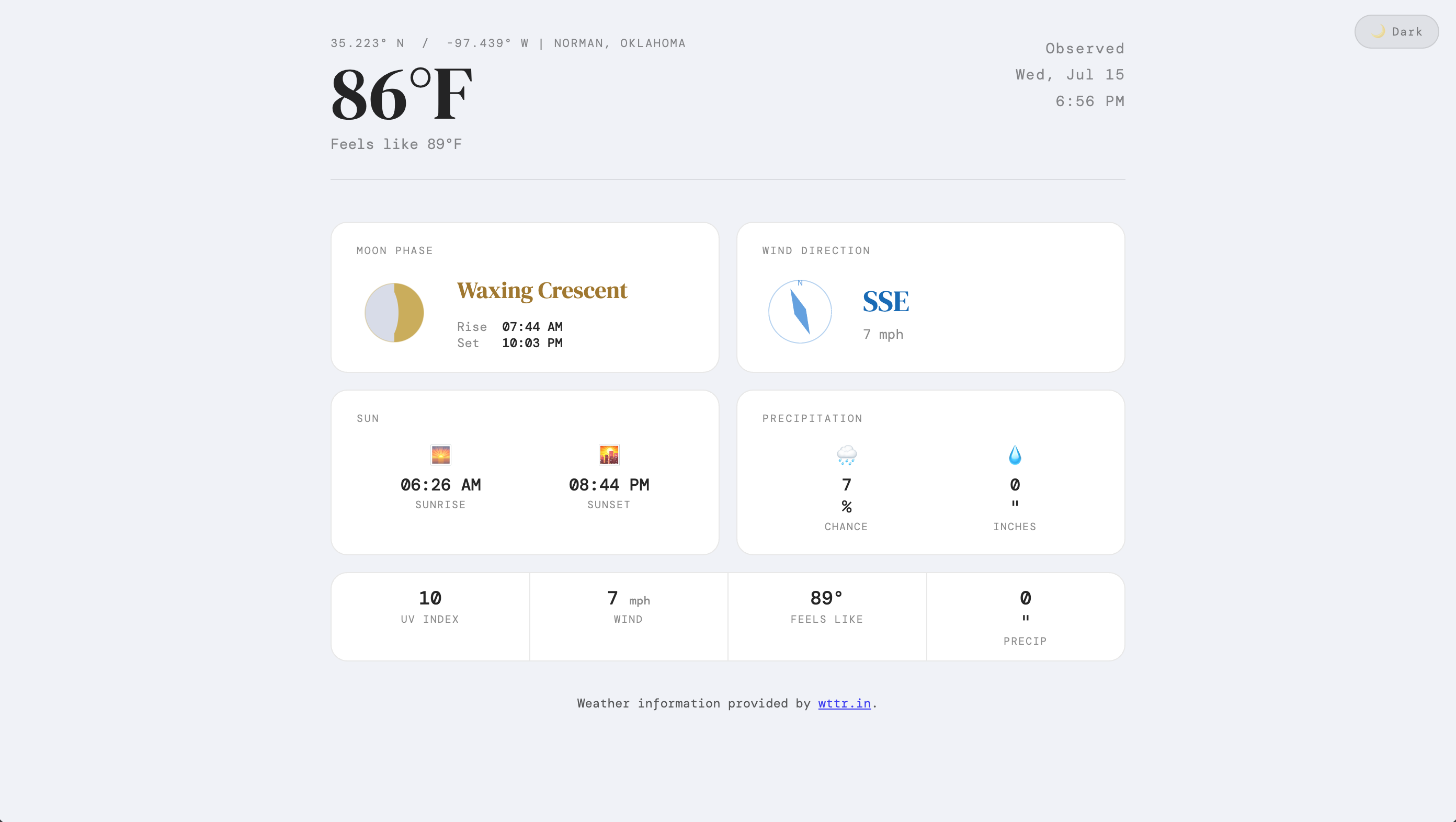 Weather App UI - Image 1